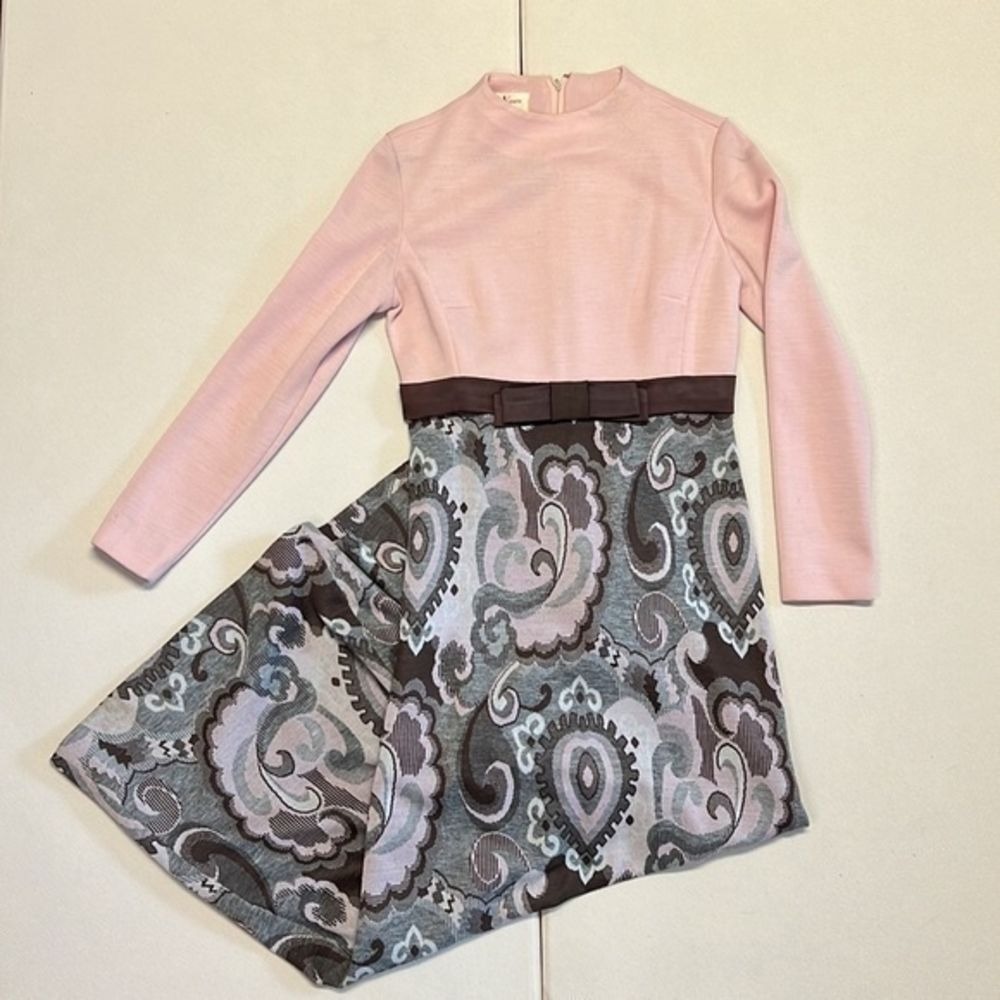 Vintage R&K‎ Knits Long Sleeve Dress